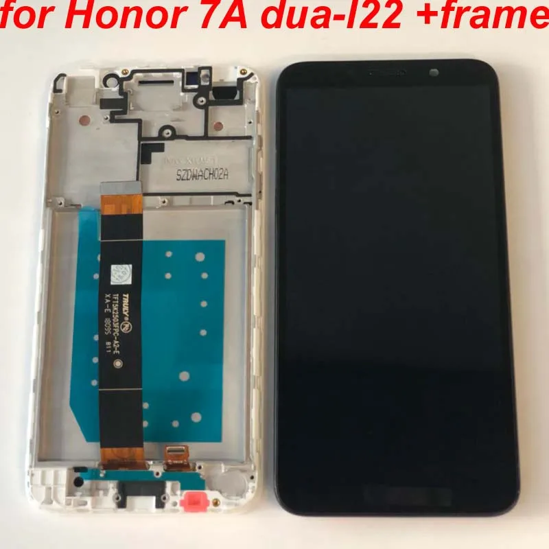 Протестированный OK 5,45 3,5 дюйма ЖК для huawei Honor 7A dua-l22 DUA-LX2 ЖК-дисплей кодирующий преобразователь сенсорного экрана в сборе с рамкой