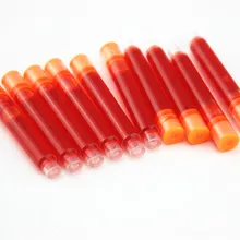 30 шт. международных Размеры ручки чернильный картридж, чтобы соответствовать Перьевые ручки, Orange