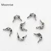200pcs Silver Tone Stainless Steel End Crimps Beads Tips Fit Ball Chain ► Photo 1/6