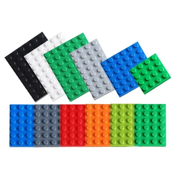 

Double Side Base Plate Accessories Wheels Flowers Doors Windows Part Toys For Small Size Building Blocks Educational Toys