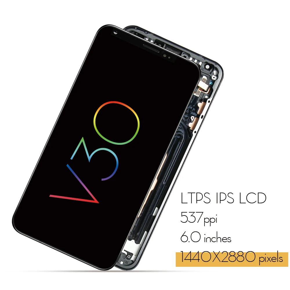 6," P-OLED для LG V30 lcd дисплей кодирующий преобразователь сенсорного экрана в сборе для LG V30 lcd с рамкой H932 H933 VS996 US998
