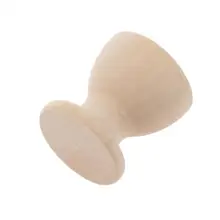 Ремесленных яйцо чашка ручной работы натуральное дерево держатель для хранения Декор Декоративные Кухня 2,8 см Дисплей детское мини-платье