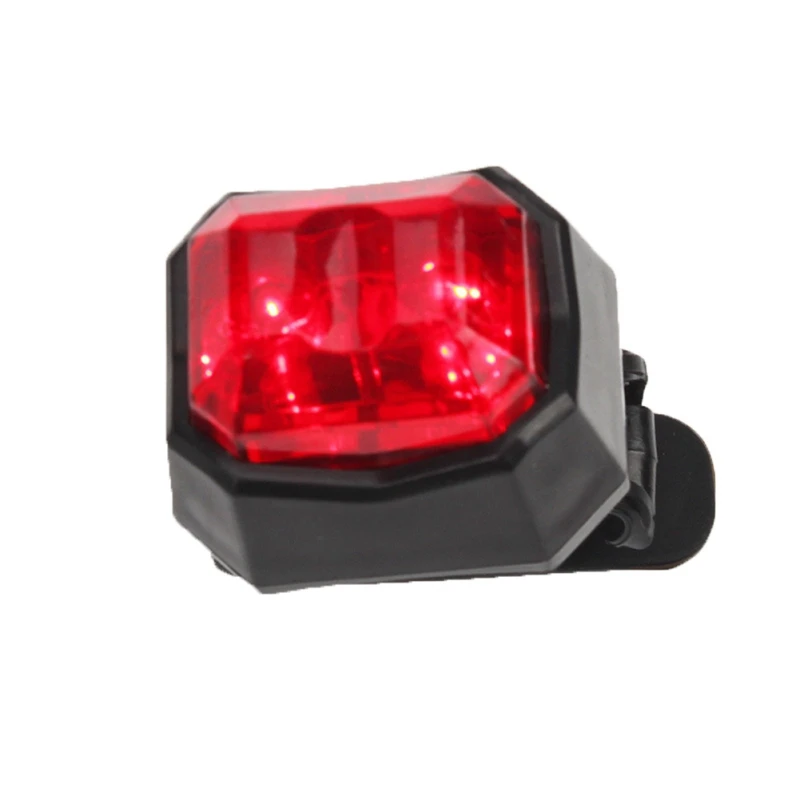 Excellent USB Waterproof Bike Bicycle Cycling Front Rear Tail Helmet Red Flash Safety Lights Bicycle Warning Lamp Safety Warning Light 6