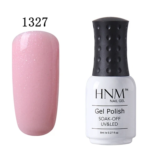 HNM 8 мл УФ гель лак для ногтей, Гелевый лак Полупостоянный Soak Off ногтей гель для ногтей База Top Coat гель лак - Цвет: 1327
