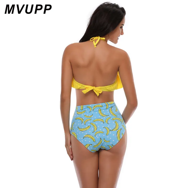 MVUPP одинаковые комплекты для семьи купальники мамы и дочки однотонный купальник
