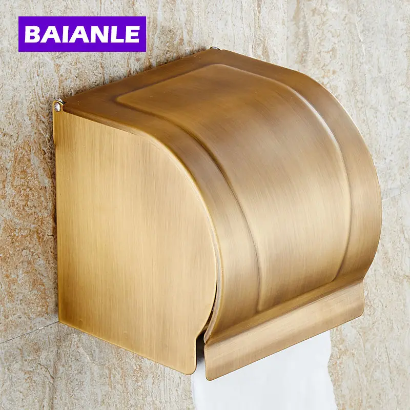 Buy Antique Brass Paper Towel Rack Waterproof Paper