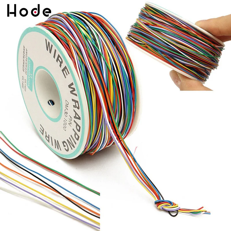 1 рулон оберточной проволоки 30AWG 0 25 мм оловянный медный провод оберточный