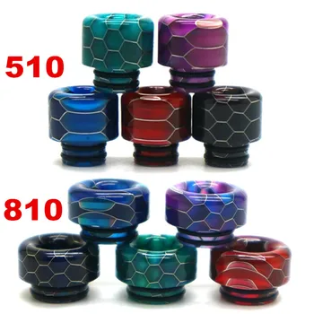 

Resin 510 Drip Tip 810 Snake Epoxy Resin Vaper for TFV8 Atomizer RDA RTA RDTA Vaporizador Mod E Cig Vape Accessories Mouthpiece