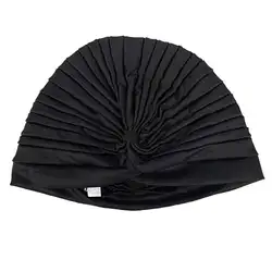 Мода Индия Тюрбан cap Наушники-полиэстер тюрбан Солнечная шапочка (один размер)