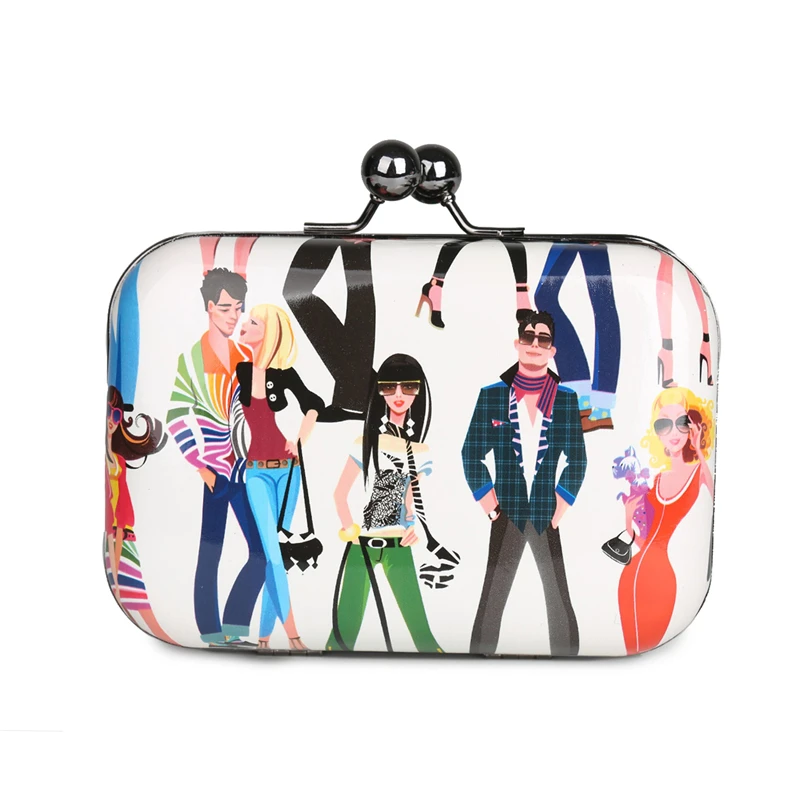 2016 candy color plaid clutch party bags leather women evening bags shoulder bag clutches handbag small
