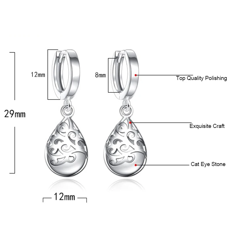 women drop earrings vintage jewelry (2)