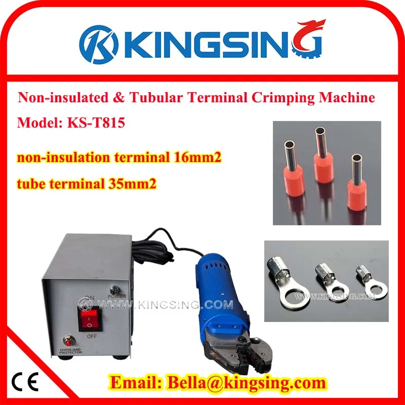 Factory Direct Sell Electric Wire Crimping Machines KS T815 for insulated tube terminals+DHL