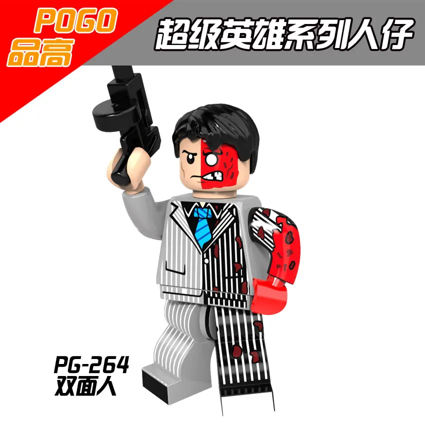 

Single Sale PG264 Batman v Superman Steven Rogers Black Panther Winter Soldier super heros Building Blocks Children Gift Toys