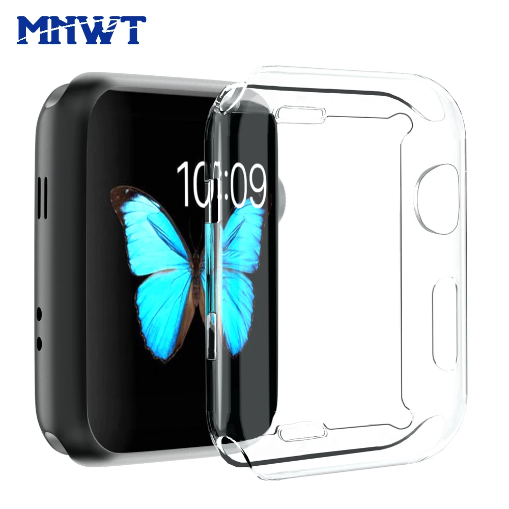 MNWT Soft Slim TPU Material for Apple Watches Case Series 3 2 1 Full Protection Protect Cover for iWatch 38/42mm Watch Accessori MNWT Soft Slim TPU Material for Apple Watches Case Series 3 2 1 Full Protection Protect Cover for iWatch 38/42mm Watch Accessori