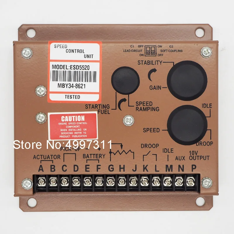 

Chinese Own factory! Quality Generator Speed Controller Control Unit ESD5520/Speed Governor ESD5520 for Diesel Generating Set