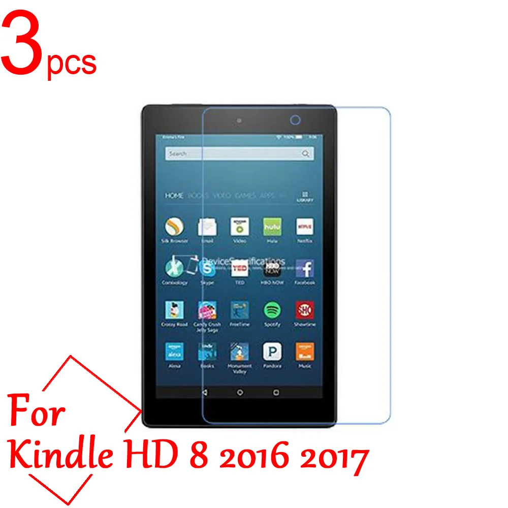 

3pcs Ultra Clear/Matte/Nano anti-Explosion LCD Screen Protector Film Cover For Amazon Kindle Fire 7 7.0 HD 8 8.0 2016 2017 Film