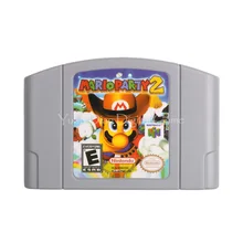 Nintendo N64 Игры Картридж Консоли Карты Mario Party 2 Английская Версия