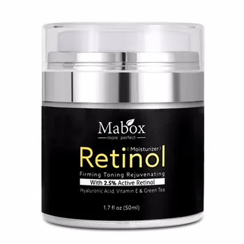 

50ml Retinol 2.5%Moisturizer Face Cream Hyaluronic Acid AntiAging Remove Wrinkle Vitamin E Collagen Smooth Whitening Cream
