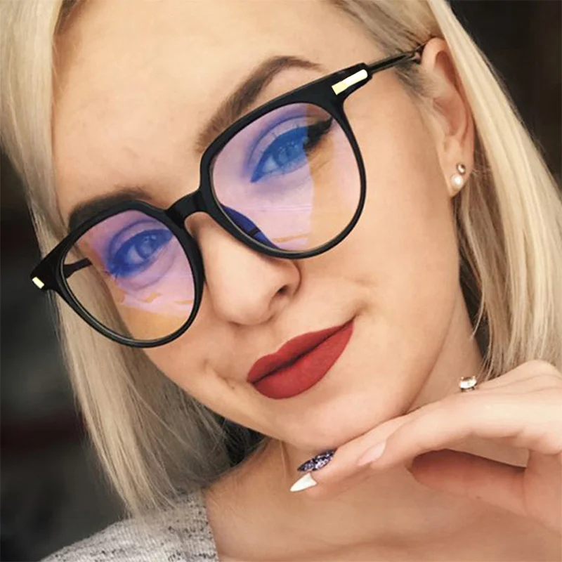 

2019 Fashion Glasses Women Men Vintage Round Clear Glasses Optical Eyeglasses Frame Transparent Lens Spectacle Frame Unisex