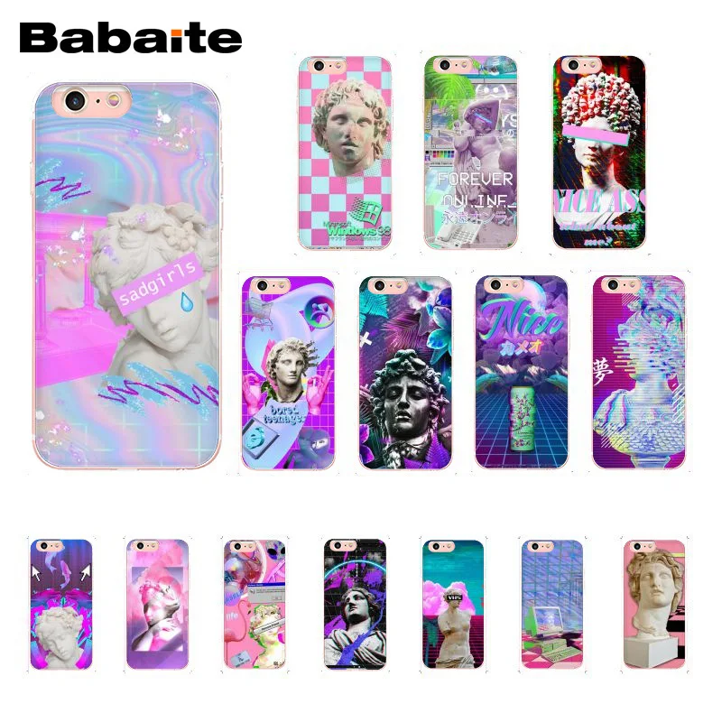 

Babaite Vaporwave Musical style Logo Phone Case for Apple iphone 11 Pro 11Pro Max 8 7 6 6S Plus X XS MAX 5 5S SE XR 10