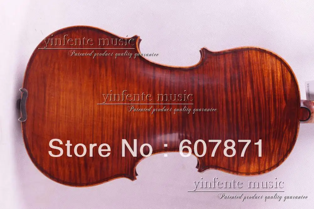 

4/4 Old Carving Violin Aged Maple Russian SPruce Pro Y-18#