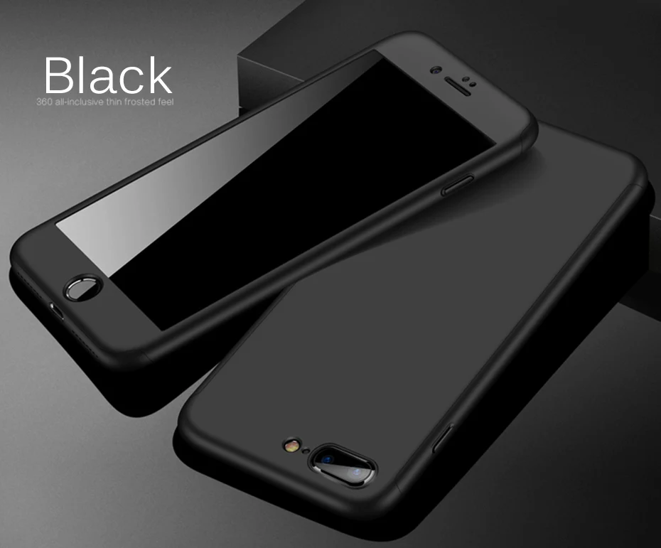 MOUSEMI Matte Hard Case For iPhone 7 6 8 Plus Cover Full Protection 360 Shockproof Tempered Glass For iPhone X Protective Case (12)