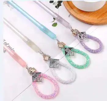 

2pcs Gel Pens Kawai Love Star black gel-ink Pen Student pens for writing Cute stationery office school supplies 0.5mm