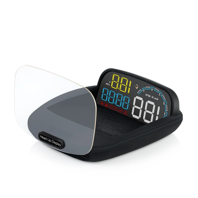 

GEYIREN 2019 New OBD HUD Head Up Display On-board Car Computer C600 Digital Speedometer OBD2 Projector Driving Fuel Consumption