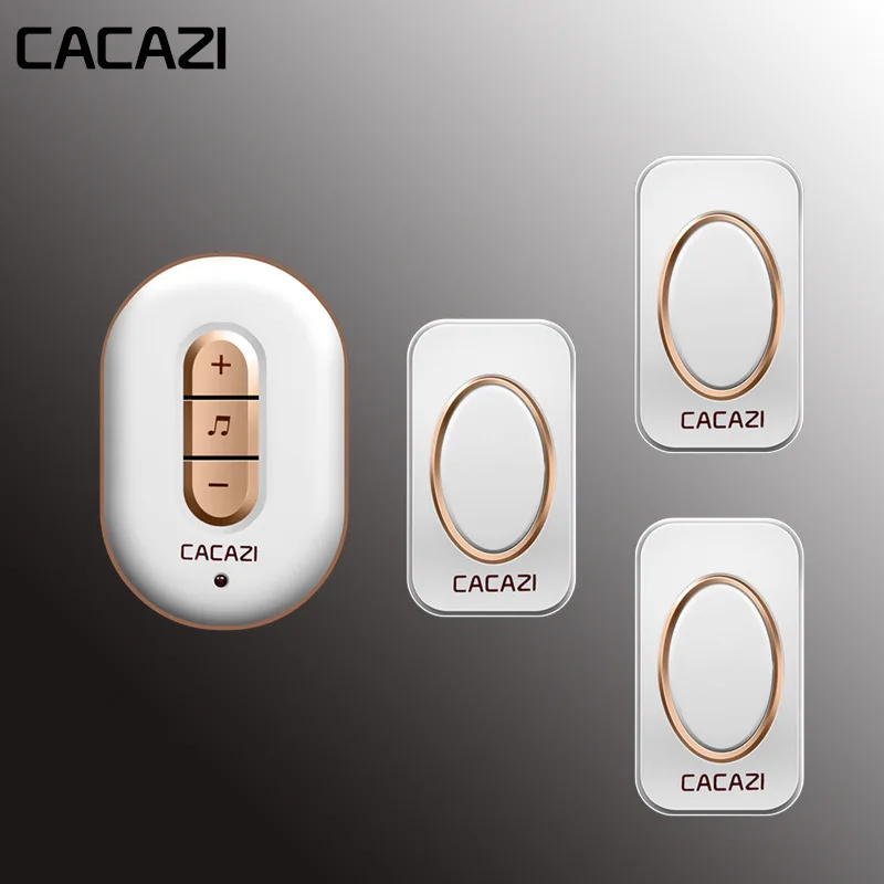 

3 transmitter+1 receiver High Quality home DoorBell Waterproof 280m work range Mini Wireless Door bell 48 Ring tunes for choose