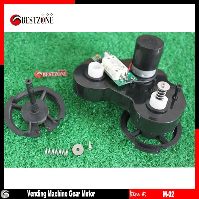 

Snack vending machine double motor or gear box