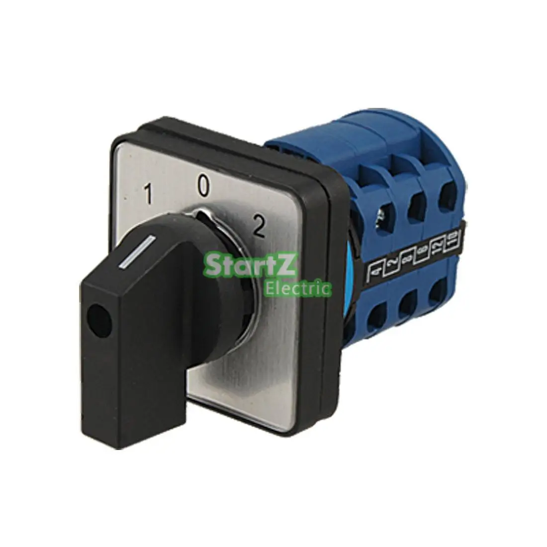 

3 Positions On-Off-On Changeover Control Rotary Cam Switch 20A SZW26-20