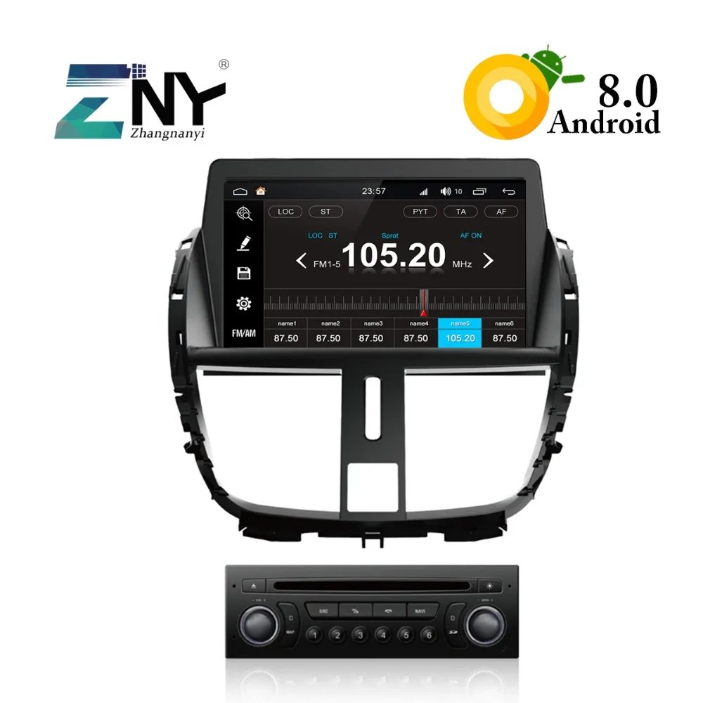 S200 8 &quotAndroid автомобильный DVD для Peugeot 207 207CC Авто Стерео FM Радио RDS GPS навигация