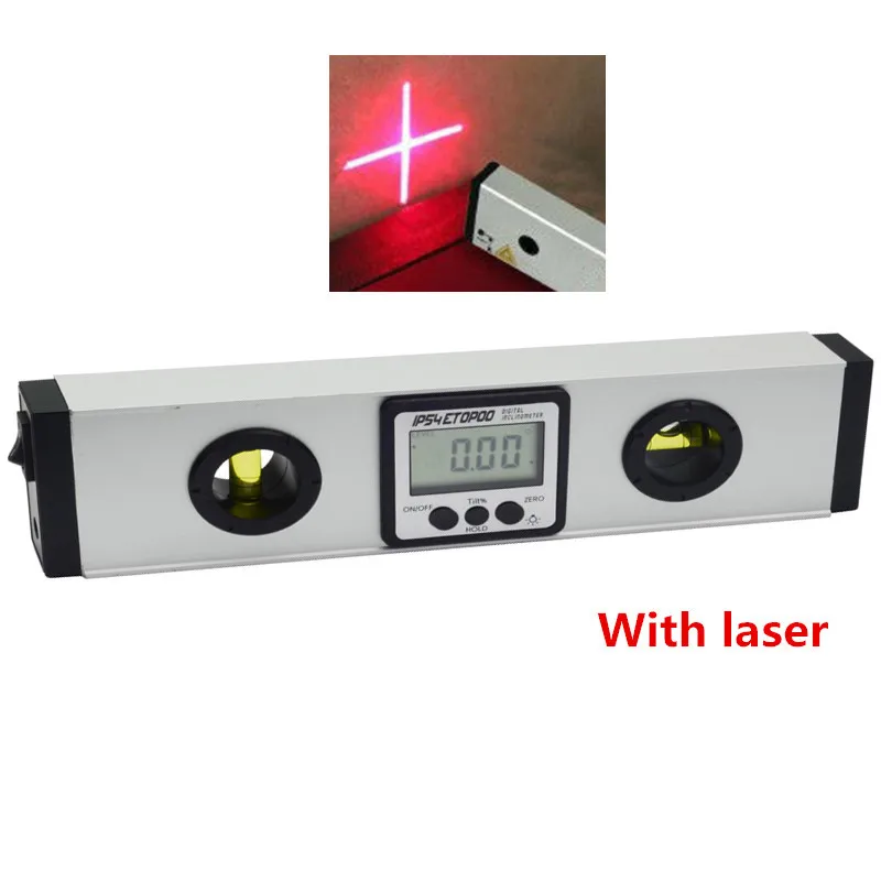 

600mm/24inch Laser Digital Level digital laser level digital spirit level electronic laser level 0-600mm inclinometer
