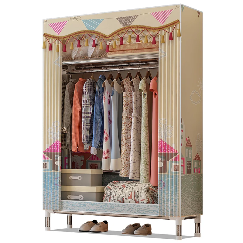 Simple non-woven storage wardrobe locker, moisture-proof and dustproof home furniture clothing storage cloth wardrobe Simple non-woven storage wardrobe locker, moisture-proof and dustproof home furniture clothing storage cloth wardrobe