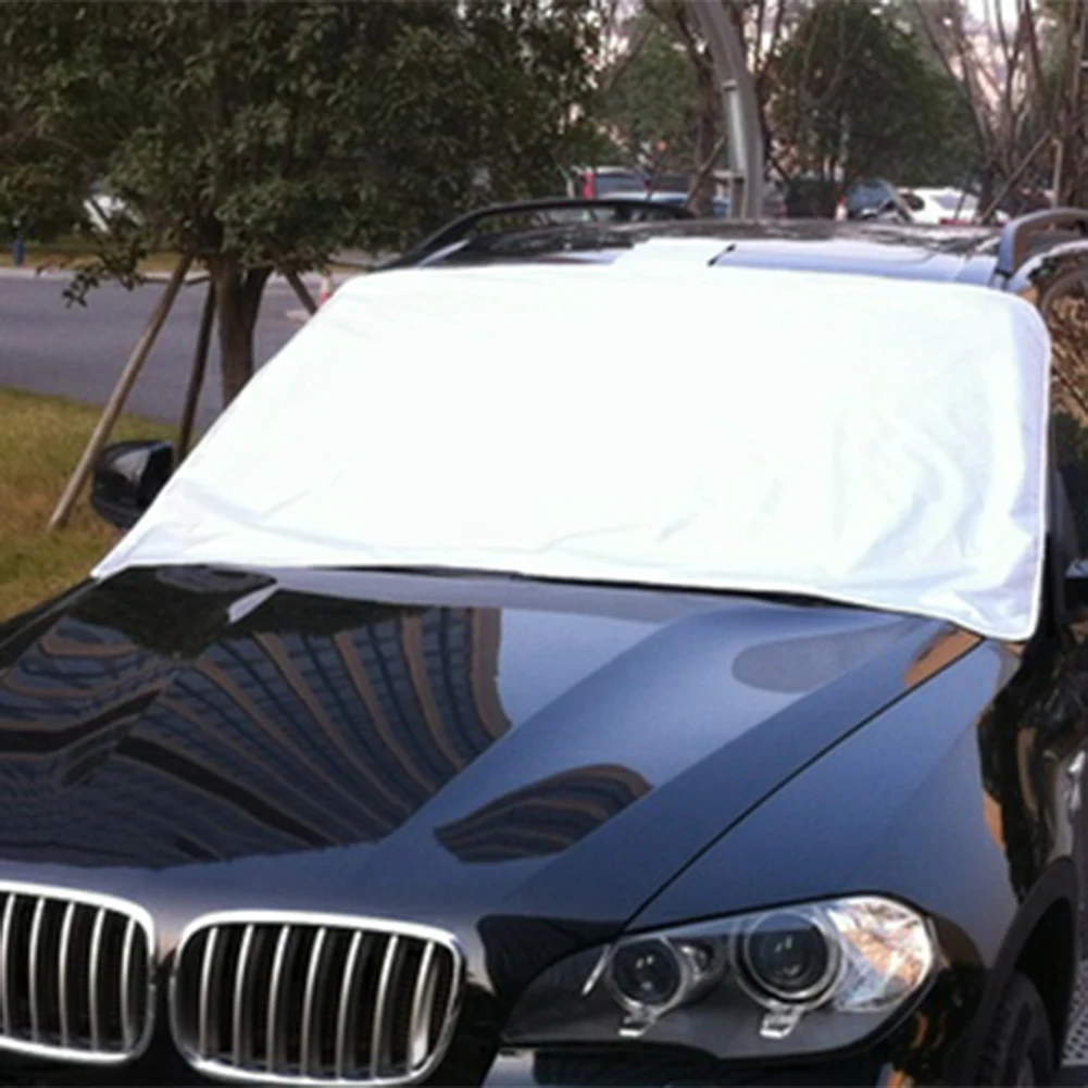 

Auto Car Windshield Windscreen Snow Cover Magnetic Shade Sunshade Sun Visor Blind Front Window Screen Ice Frost Accessories