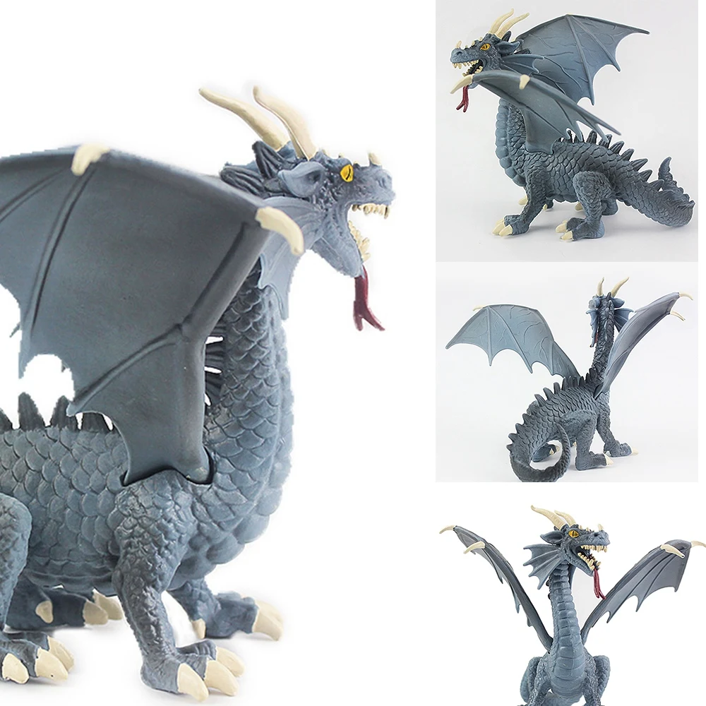 Новые детские пластиковые игрушки Птерозавр с изображением дракона динозавра, Детские обучающие игрушки с изображением животных, декоративные подарки 15*16 см