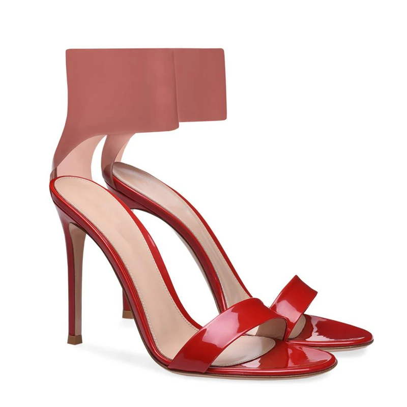 Tailingjia-PVC-High-Heel-Sandals-Red-Black(3)