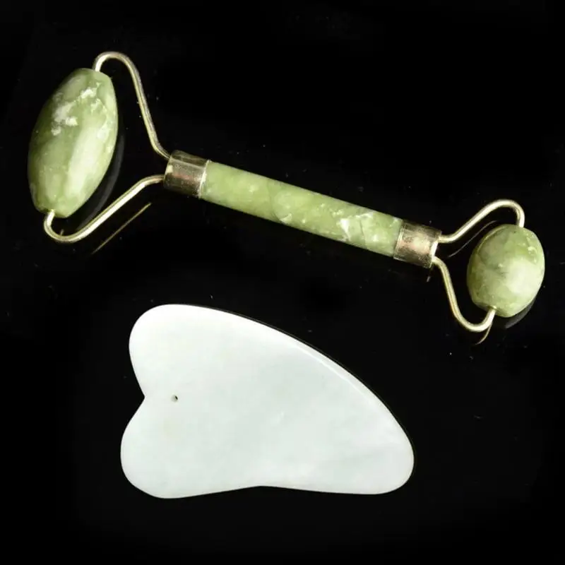 

Facial Massage Roller Double Head Facial Massage Roller Jade Face Slimming Body Head Neck Nature Device Dropshipping