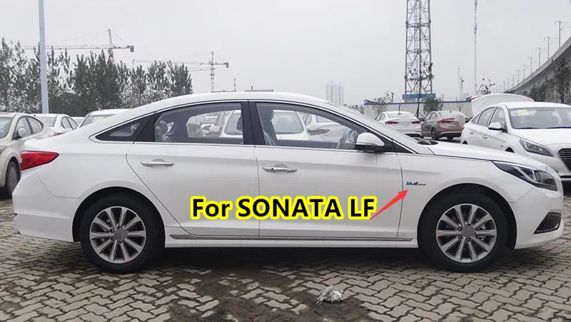 Для Sonata YF Гибридный крыло автомобиля Наклейка для ACCENT, SOLARIS TUCSON задний багажник автомобиля синий привод эмблема значок Стайлинг стикер