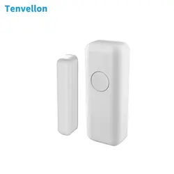 Tenvellon 433 МГц датчик сигнализации s беспроводной, оконный, дверной детектор магнитного датчика для домашней системы охранной сигнализации