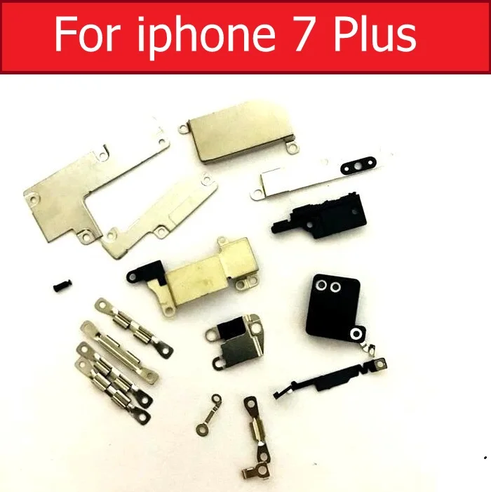 For iphone 7 plus Полный корпус, внутренние маленькие металлические железные детали для iPhone 4, 4S, 5, 5c, 5S, 6, 6s plus, маленький держатель, кронштейн, защитная пластина, комплект, запчасти для телефона - Цвет: For iphone 7 plus