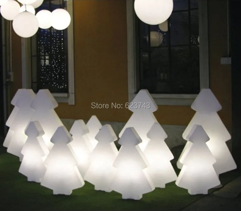 

1 piece Christmas decoration glowing light outdoor/indoor colorful changeable rechargeable LED light tree of led floor lamp