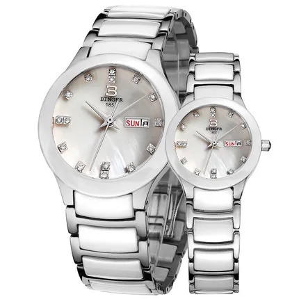Genuine Luxury Switzerland BINGER Brand ceramic sapphire watch Men Women fashion lovers watch sport
