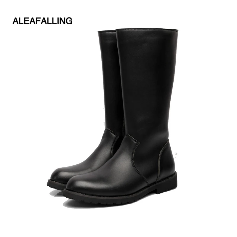low heel boots mens