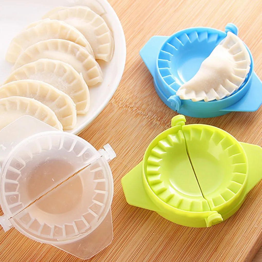 DIY Dumplings Tool Fashion Kitchen Useful Easy Dumpling Tools Convenient Dumpling Maker Device DIY Mold Gadgets Random Color Hot