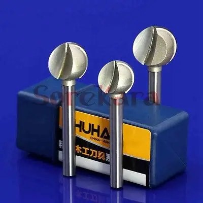 6*18mm Wood Round Engraving Router Bits CNC Bits Carving Tools For