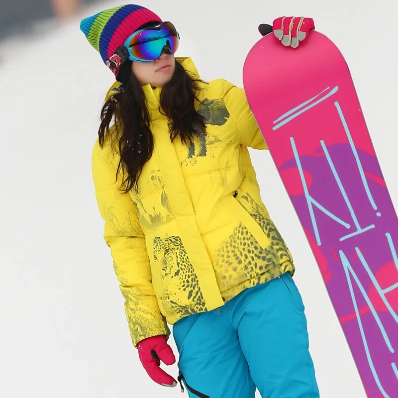 2018 Women Ski Jacket Thermal Warm Clothing Waterproof Windproof Outdoor Wear Snowboard Jacket Hiking Camping One Piece Suit Hot