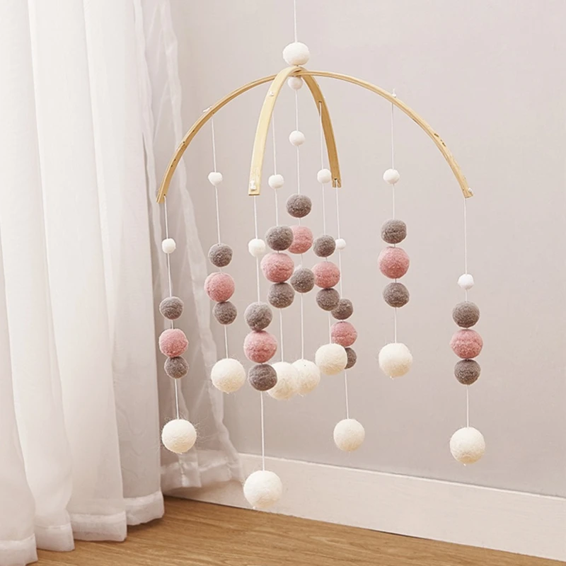 

Baby Rattle Room Decoration 50cm*30cm DIY Macaron Color Hair Ball Decor Bedding Bumpers Kids Party Balls Girls Room Decor