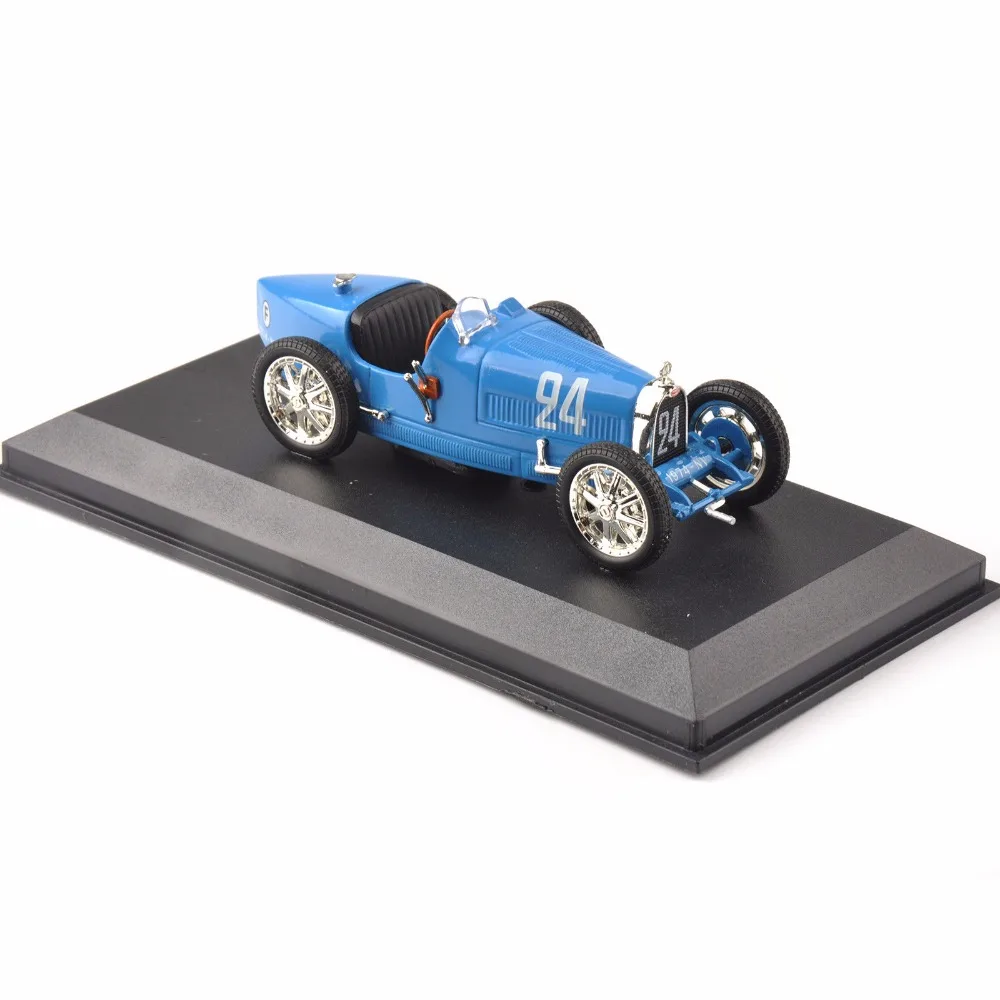 Литья под давлением 1/43 Синий Bugatti T35B Grand Prix спортивный 1928 Louis Chiron классических машин, недорогие детские игрушки