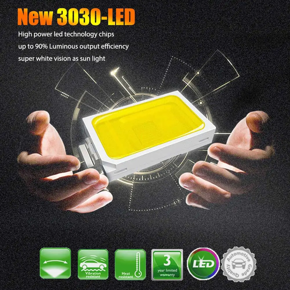 2Pcs H8 H11 Led HB4 9006 HB3 9005 Fog Lights Bulb 1800LM 6000K Canbus Car Driving Day Running Lamp Auto Leds Light 12V 24V 2Pcs H8 H11 Led HB4 9006 HB3 9005 Fog Lights Bulb 1800LM 6000K Canbus Car Driving Day Running Lamp Auto Leds Light 12V 24V